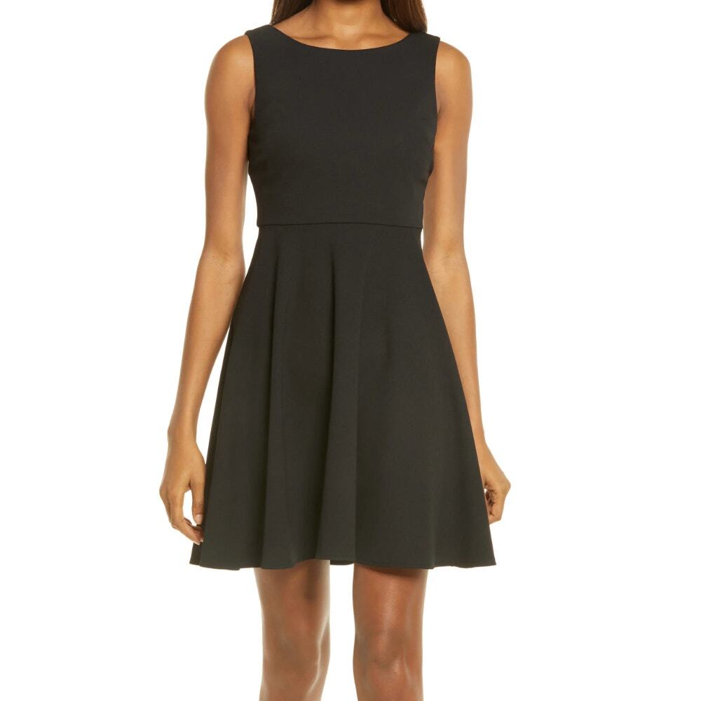 Morgan & Co. Scuba Crepe Skater Dress, Size 3